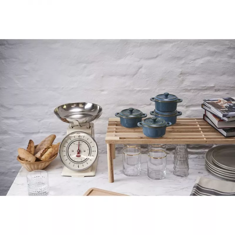 Staub Mini Cocotte pyöreä, 4 kpl - 200ml, antiikin turkoosi