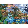 Palapeli 1000 palaa, schmidt spiele Panorama of the Animal World, malli 58866