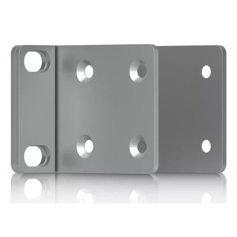 Asennussarja Ubiquiti UACC-Rack-Ear-1U harmaa sinkitty teräs