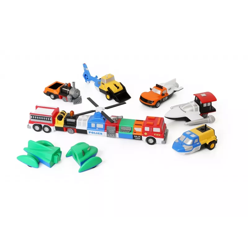 Ajoneuvosetti Popular Playthings Magnetic Mix or Match