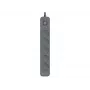 Power Line+ 3m Graphite ylijännitesuojattu jatkojohto (5 pistorasiaa)