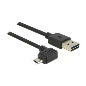 USB-kaapeli DeLOCK 83847 USB 2.0 0,5 m USB A Micro-USB B musta