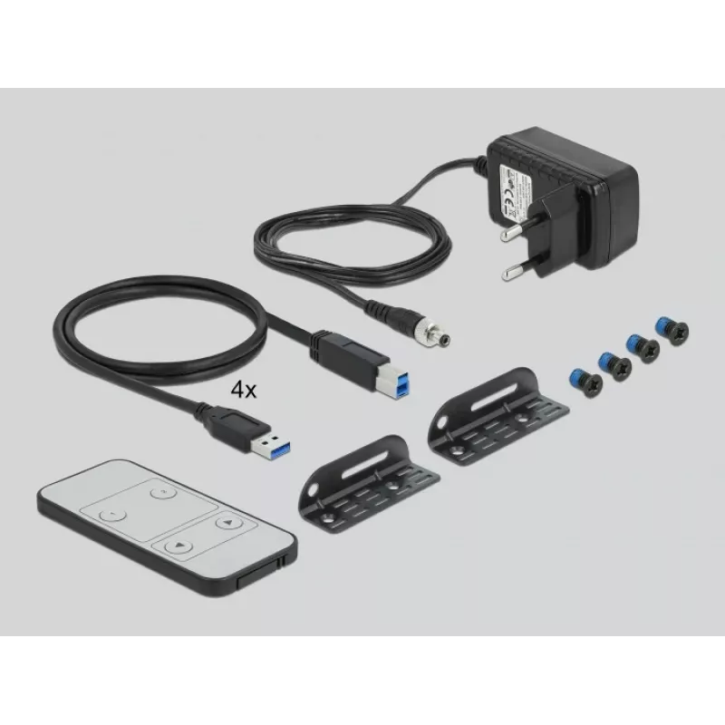 KVM-kytkin DeLOCK 11483 musta