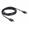 DisplayPort-kaapeli DeLOCK 82424 3 m uros-uros kulta musta
