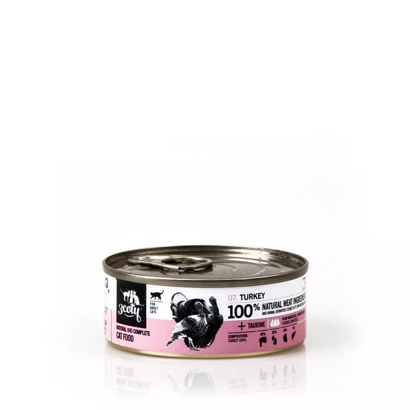 3COTY kalkkuna - märkäruoka kissoille - 80g
