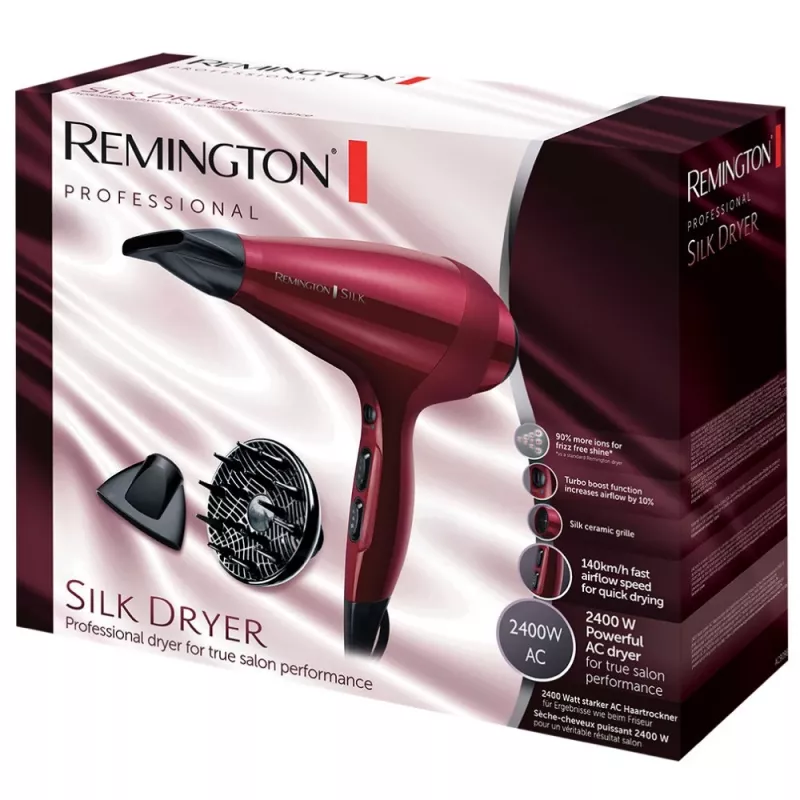 Remington T|Studio Silk -hiustenkuivaaja 2400 W punainen