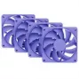 Tietokoneen jäähdytystuuletinsarja HYTE FA12-TM-4 120 mm violetti, 1500 kierr./min, 72 m³/h, 1,6 mmH2O, FDB, 4 kpl:n pakkaus