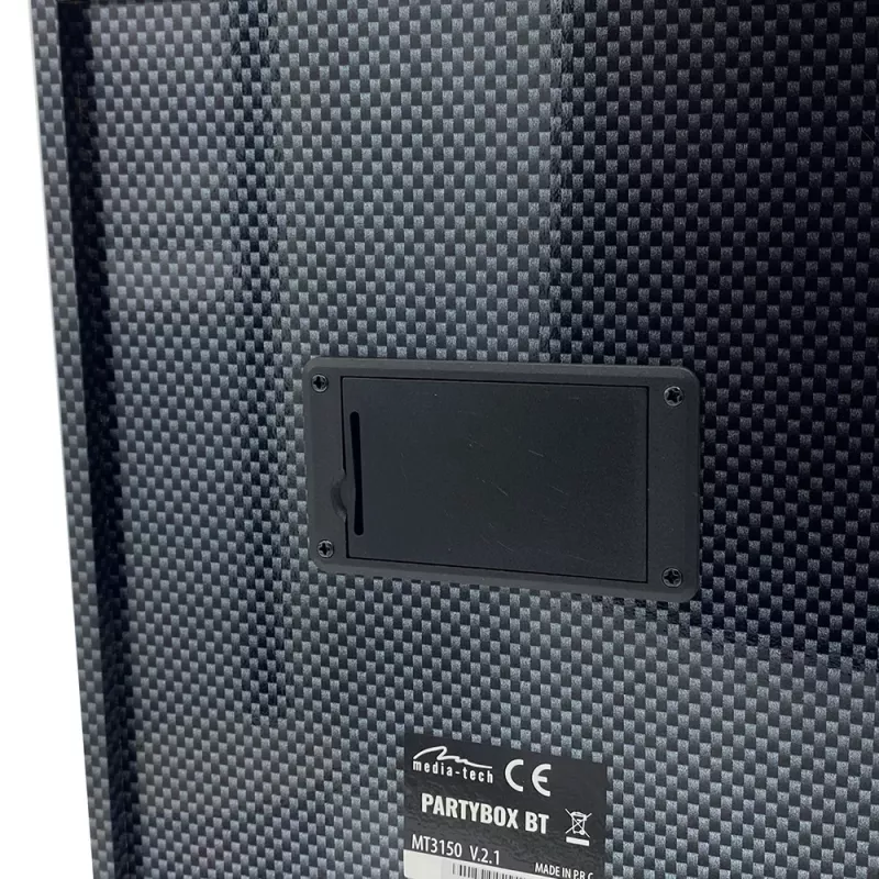 Stereo-kannettava kaiutin Media-Tech PARTYBOX BT MT3150 musta