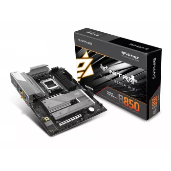 Emolevy Sapphire NITRO+ B850A WIFI 7 AMD B850 kanta AM5 micro ATX, DDR5, 4 DIMM, 256GB, Wi-Fi 7, 2.5GbE
