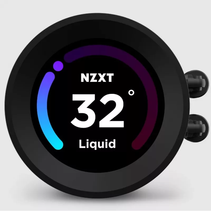 All-in-One-nestekühler NZXT Kraken Elite 240 RGB 12 cm musta