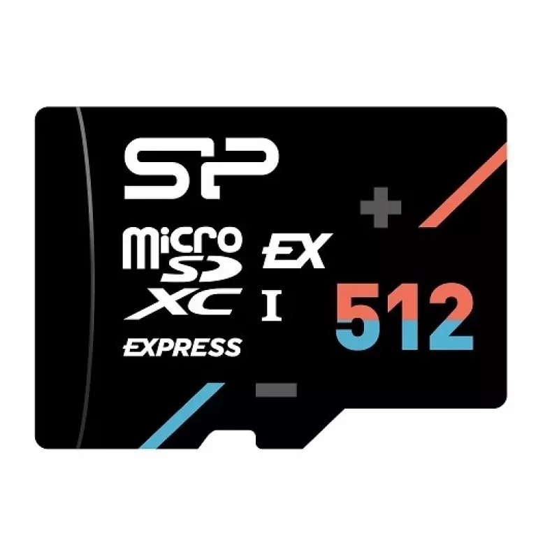 microSDXC-muistikortti Silicon Power Hypera microSDXC Express 512 GB — UHS-I U3, V30, A1, Class 10