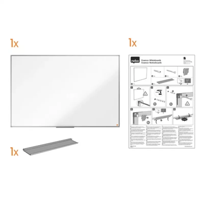 Whiteboard Nobo Essence teräs 1200x900mm (1905211)