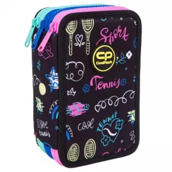 Kolmikerroksinen penaali varusteilla CoolPack Jumper 3 TENNIS STAR