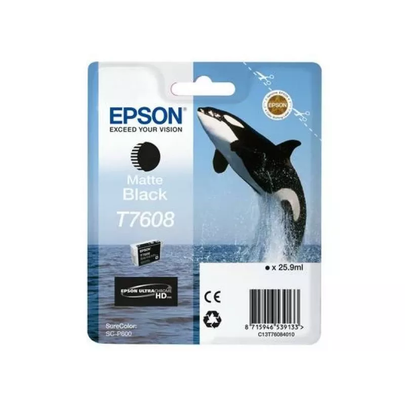 Epson C13T76084N10 värikasetti 1 kpl alkuperäinen mattamusta