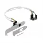 DeLOCK Mini PCIe I/O PCIe half size 1 x Gigabit LAN Low Profile – verkkosovitin – PCIe Half Mini Card – Gigabit Ethernet x 1 (95265)