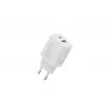 AC USB-laturi DIGITUS 20W, 1x USB-C, 1x USB-A, tulo 100–240V, valkoinen