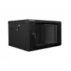 Seinäkiinnitteinen räkki LANBERG WF02-6606-10B 6U 600x374,3x600 mm ruostumaton teräs musta