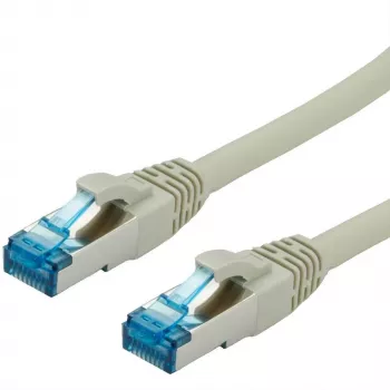 Verkkokaapeli VALUE 21.99.0864 harmaa 0,3 m Cat6a S/FTP