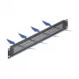 Sokealevy DeLOCK 67035 musta metalli 44 mm × 482 mm × 11 mm