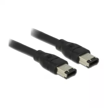 FireWire-kaapeli DeLOCK 83273 0,5 m 6-napainen musta