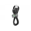 Goobay | USB-C-lataus- ja synkronointikaapeli (USB-A > USB-C) | 38675 | musta | RJ-45 | RJ-45 90°