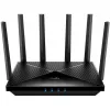 Pöytäreititin Cudy WR11000 — Tri-Band 2,4/5/6 GHz, Wi-Fi 7, 4× 2,5 Gigabit LAN, 5765 Mbit/s 6 GHz:n kaistalla, 512 MB RAM
