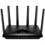 Pöytäreititin Cudy WR11000 — Tri-Band 2,4/5/6 GHz, Wi-Fi 7, 4× 2,5 Gigabit LAN, 5765 Mbit/s 6 GHz:n kaistalla, 512 MB RAM