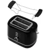 Adler AD 3224b leivänpaahdin sämpylänlämmittimellä 7 paahtoastetta musta