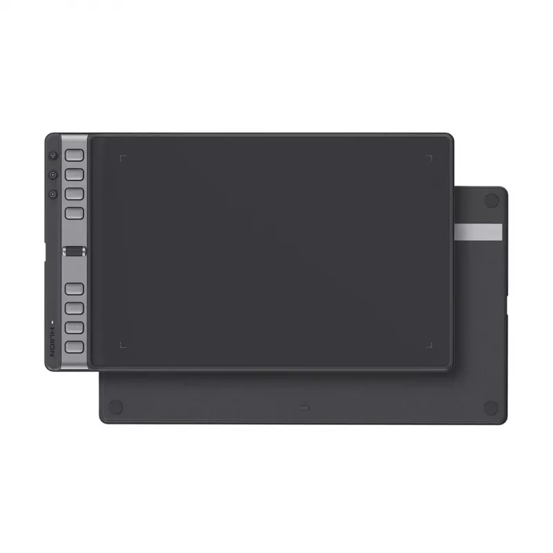 Huion Inspiroy 2L H1061P piirtopöytä, 266,7 x 166,7 mm (10,5 x 6,56 tuumaa) aktiivinen alue, 8192 painetasoa, musta