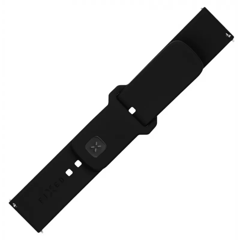 Varaosana silikoniranneke FIXED FIXSST2-22MM-BK — 22 mm pikavaihto, musta