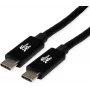 ROLINE USB4 Gen3x2 40Gbit/s kaapeli C-C ST/ST 240W 2 m - kaapeli - digitaali/data (11.02.9087)