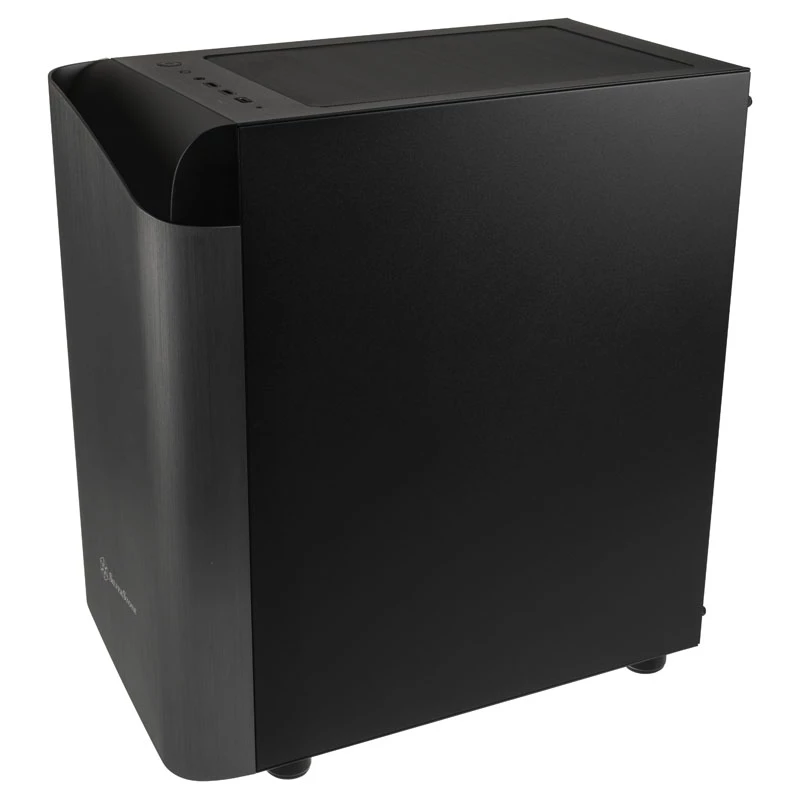 SilverStone Seta A1 Midi-Tower, Tempered Glass - musta