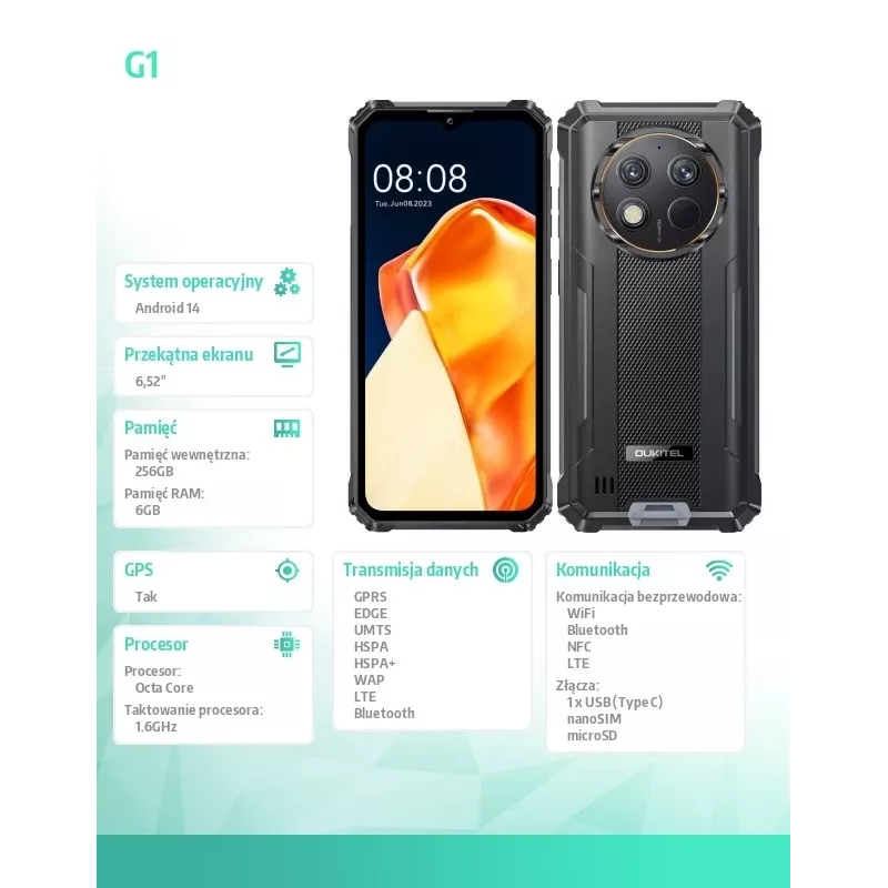 Älypuhelin Oukitel G1 6,52
