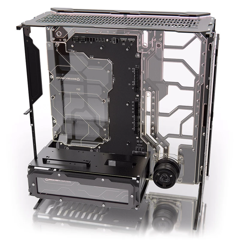 Singularity Computers Spectre Integra-M Mid Tower Elite Dark - musta