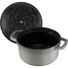 Staub La Cocotte pyöreä valurautapata 26 cm, grafiitinharmaa