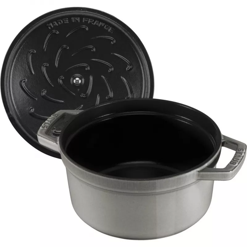 Staub La Cocotte pyöreä valurautapata 26 cm, grafiitinharmaa