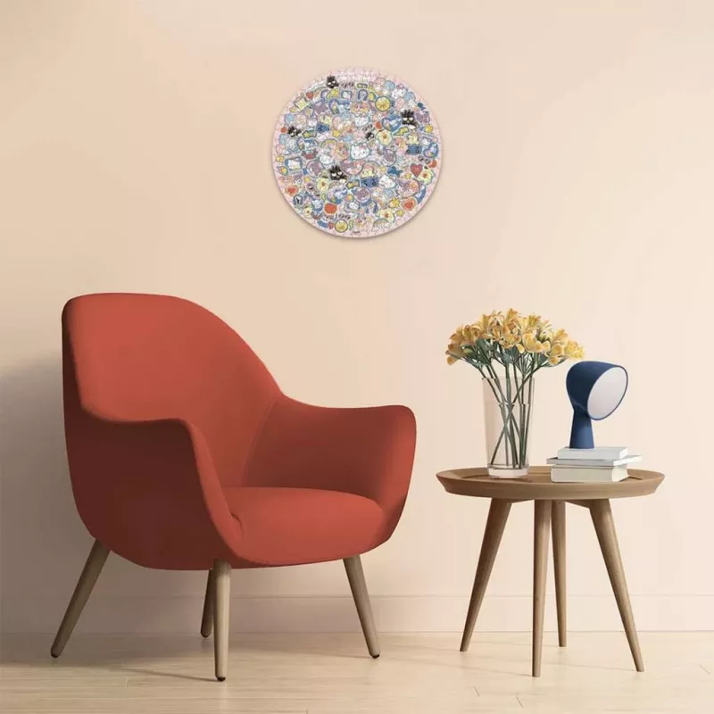 Ravensburger palapeli Hello Kitty and Friends — 500 palaa, pyöreä