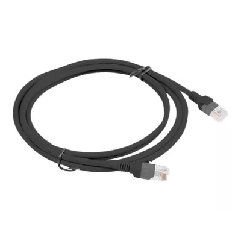Verkkokaapeli LANBERG PCU5-10CC-0200-BK RJ-45 Cat5e U/UTP 2 m musta