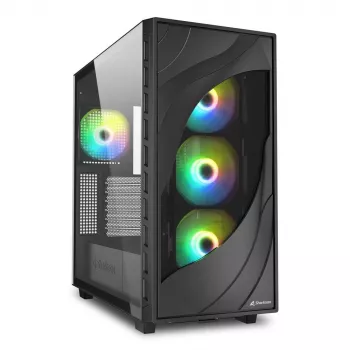 Sharkoon REBEL C80G RGB Midi Tower musta