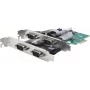 Exsys GmbH PCIe 4S sarjaportti RS-232 -kortti ASIX EX-46014 - PCI-Express