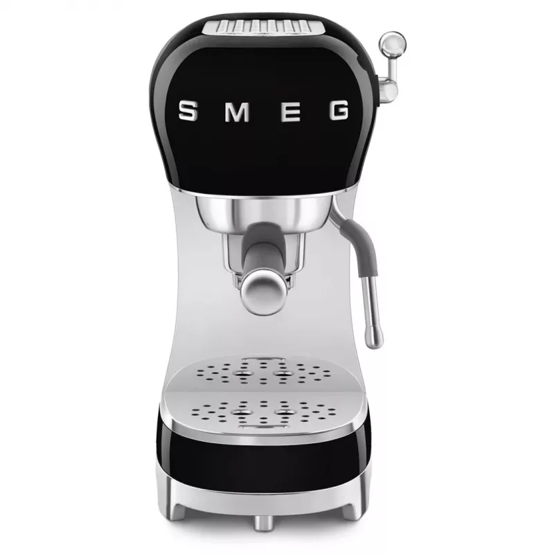SMEG 50's Style ECF02BLEU espressokeitin, 15 bar, musta