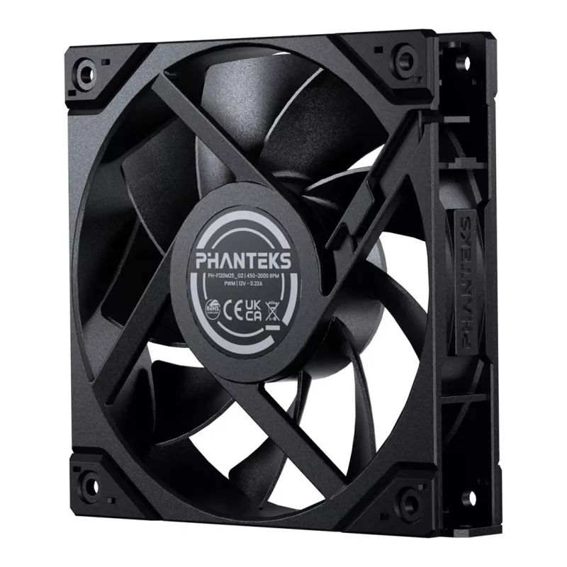 Phanteks M25G2-120 120mm musta 3 kpl:n pakkaus kotelotuuletin