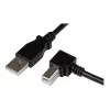 StarTech.com USBAB2MR USB 2.0 A – kulma-B -kaapeli, uros/uros, 2 m, musta