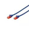 Verkkokaapeli Digitus CAT 6 U/UTP RJ-45 5 m sininen