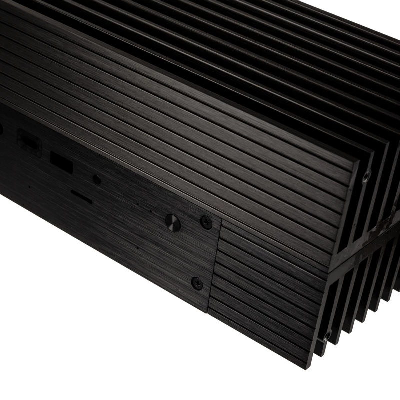 Akasa Turing A50 MKII - Ultrakleiner Form Factor (USFF) - PC - musta - alumiini - kotitoimisto - Kensington