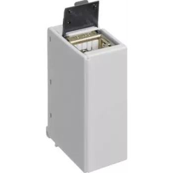 Hager ZZ45ZPH6 - RJ-45 - 2P - 6a - harmaa - 18 mm - 35 mm