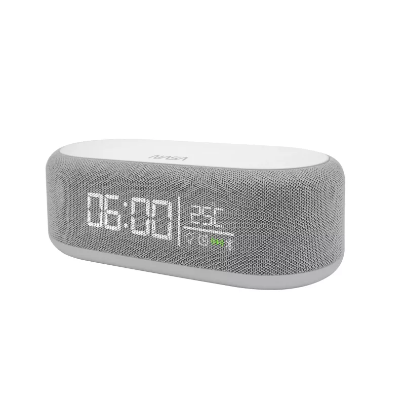 Bluetooth-kaiutin, herätyskello ja langaton laturi Nasa SPC400