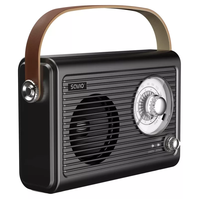 Kannettava radio Savio RS-01 analoginen musta