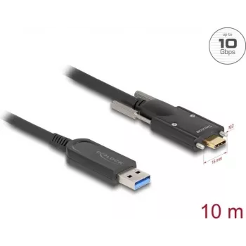Aktiivinen optinen kaapeli DeLOCK 83206 USB Type-A - Type-C 10 m 10 Gbit/s