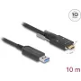 Aktiivinen optinen kaapeli DeLOCK 83206 USB Type-A - Type-C 10 m 10 Gbit/s